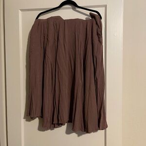 Torrid Brown Skirt with pockets!
